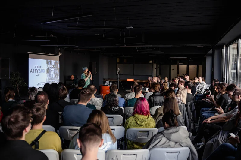Photo from Tbilisi A11y & UX Day #2