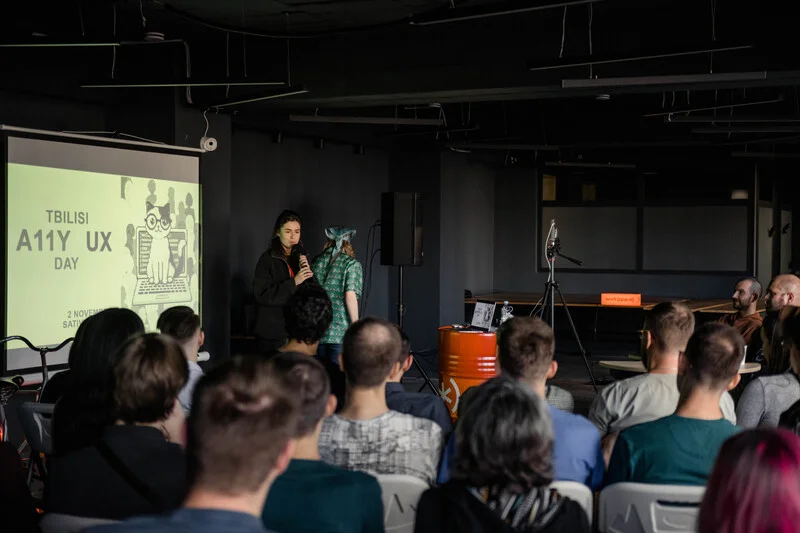 Photo from Tbilisi A11y & UX Day #13