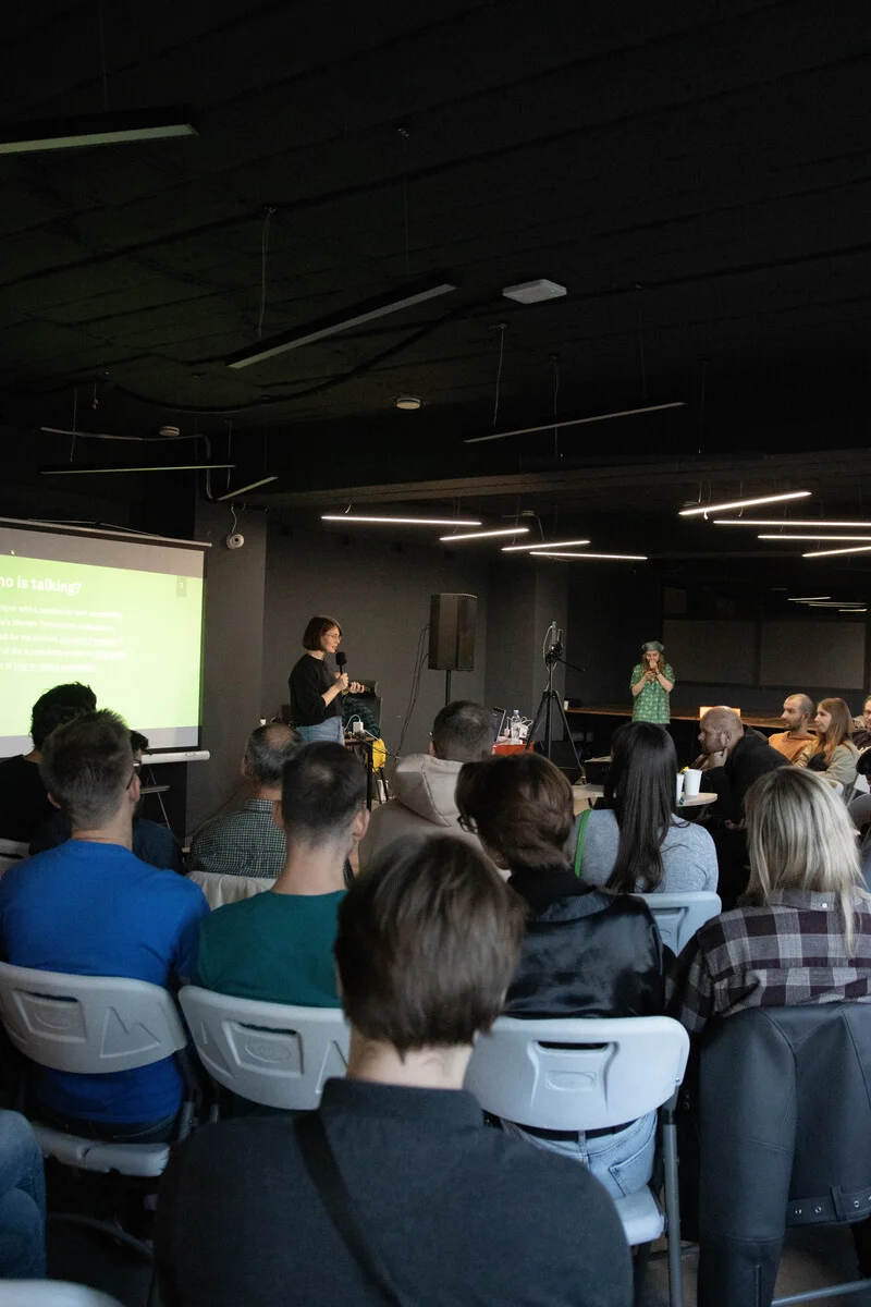 Photo from Tbilisi A11y & UX Day #19