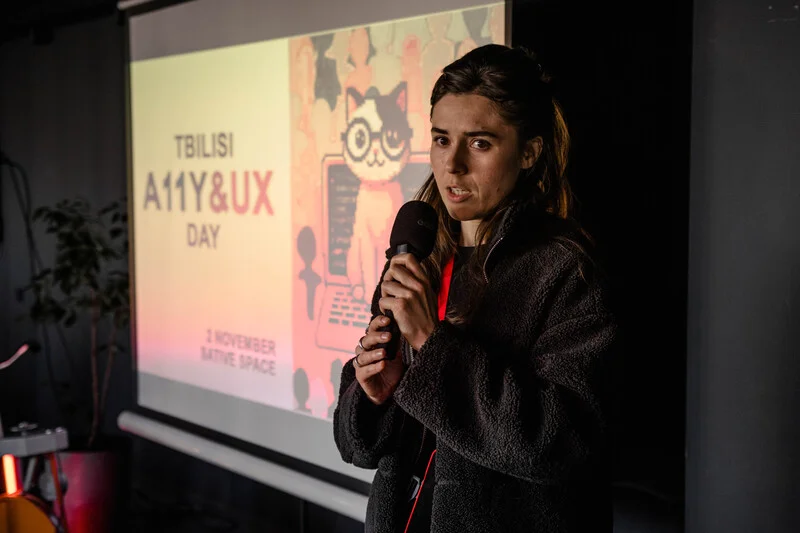 Photo from Tbilisi A11y & UX Day #23