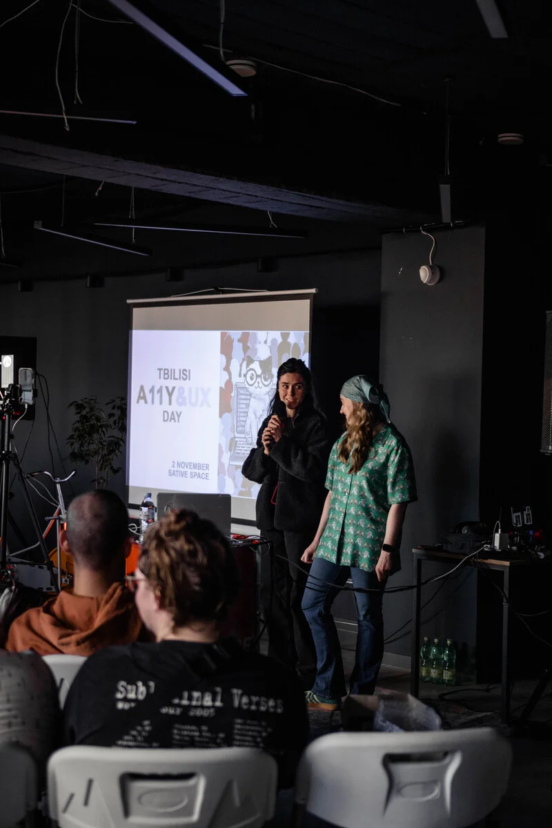 Photo from Tbilisi A11y & UX Day #45