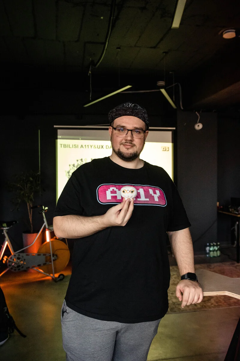 Photo from Tbilisi A11y & UX Day #173