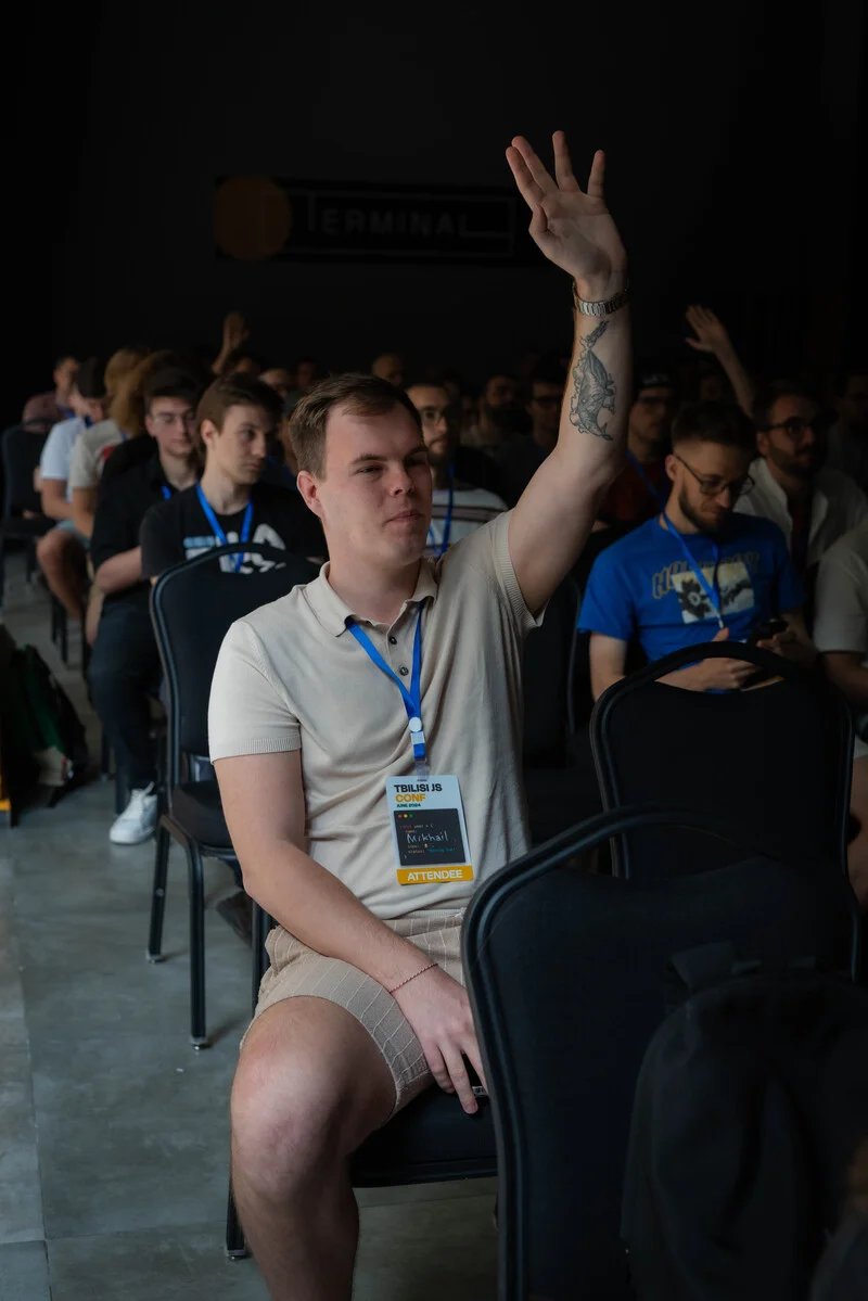 Photo from Tbilisi JS Conf #15