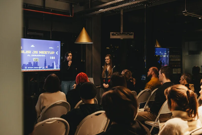Photo from Tbilisi JS Meetup #1 #10