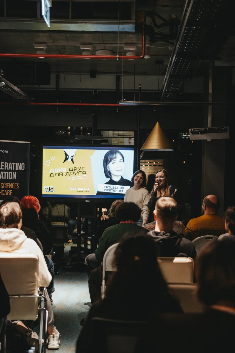 Photo from Tbilisi JS Meetup #1 #84