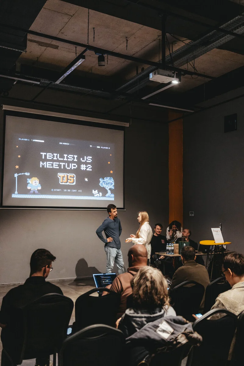 Photo from Tbilisi JS Meetup #2 #96