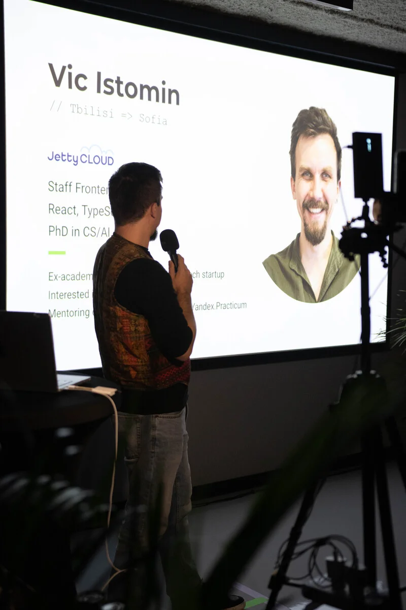 Photo from Tbilisi JS Meetup #3 #60