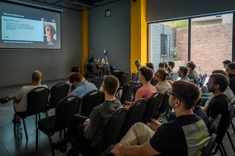 Photo from Tbilisi JS Meetup #6 #2