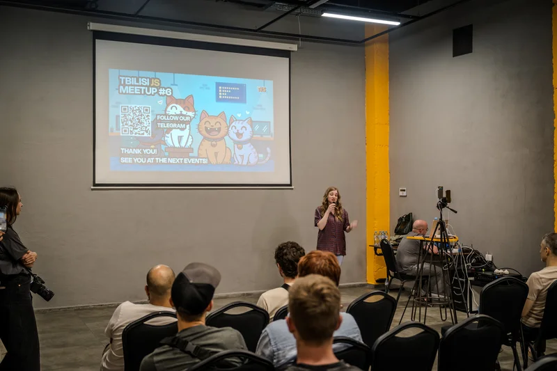 Photo from Tbilisi JS Meetup #6 #40