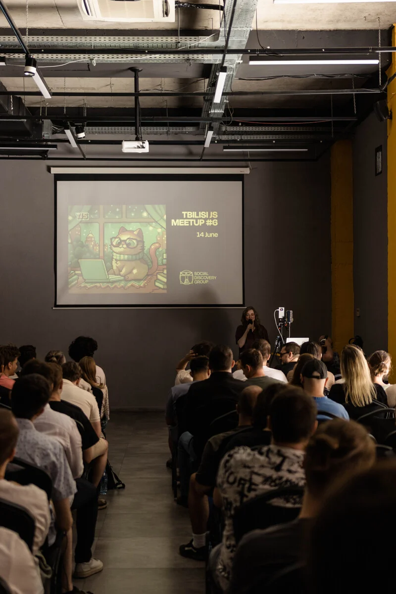 Photo from Tbilisi JS Meetup #6 #43