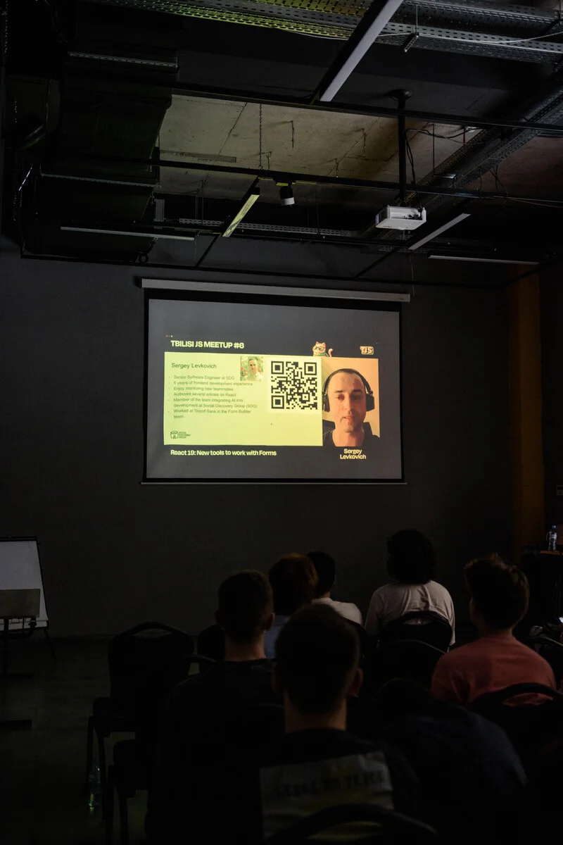 Photo from Tbilisi JS Meetup #6 #220