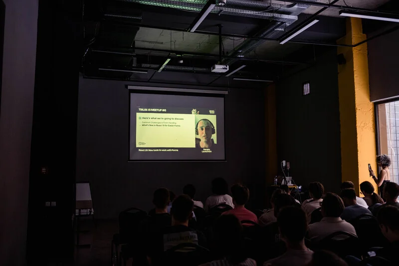 Photo from Tbilisi JS Meetup #6 #221
