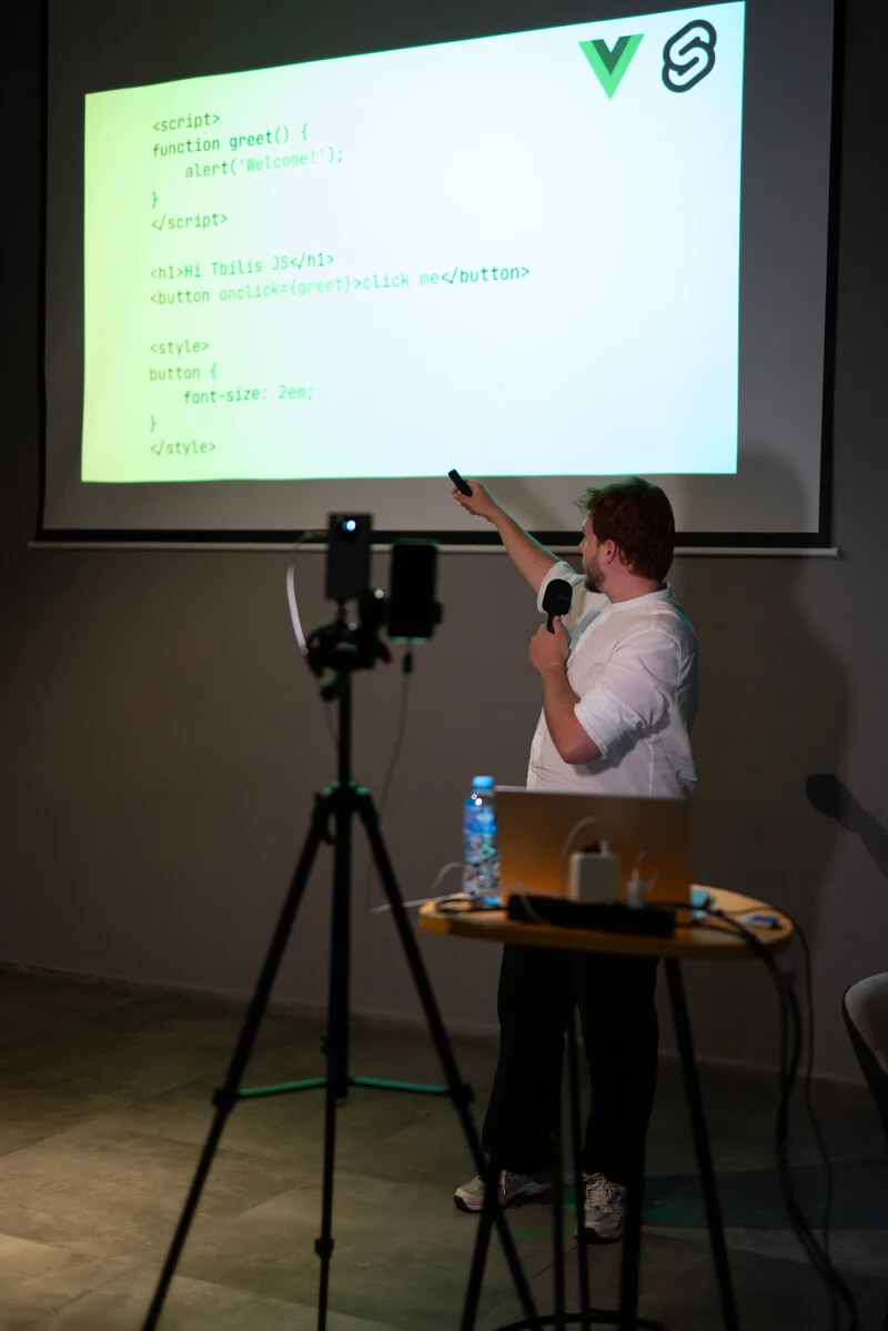 Photo from Tbilisi JS Meetup #7 #40