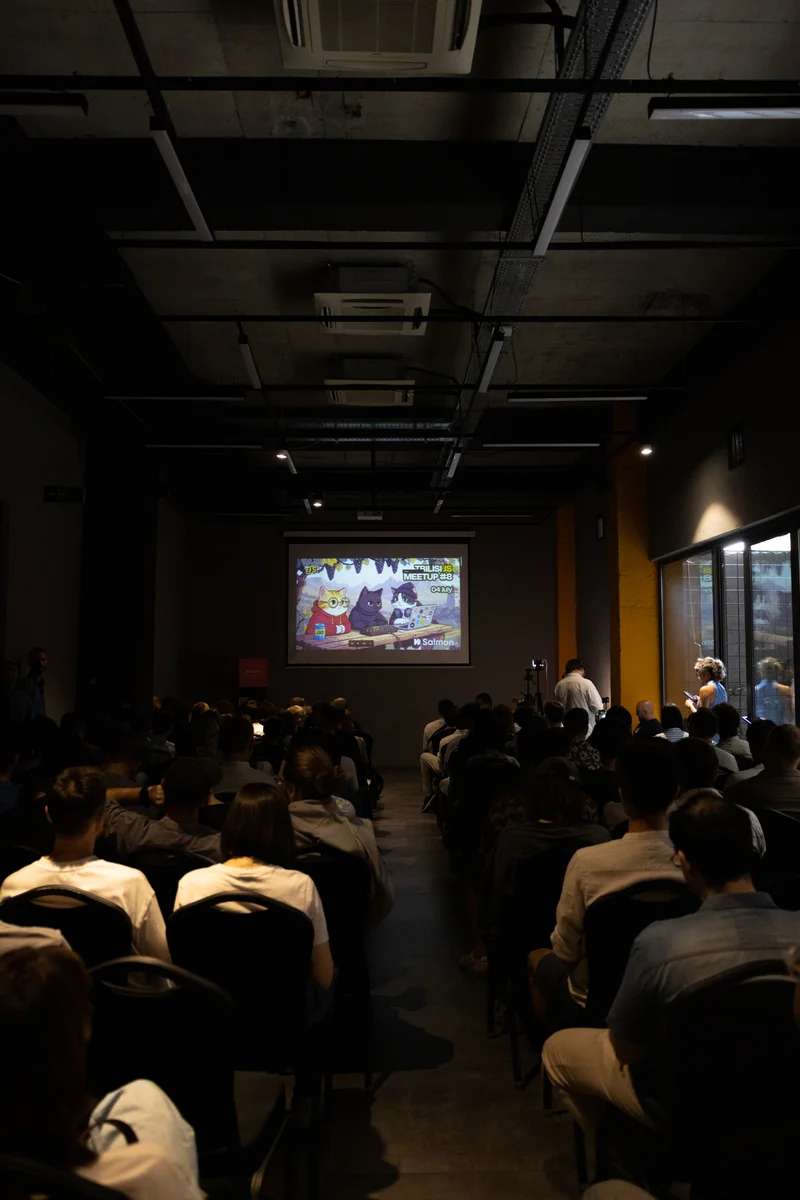 Photo from Tbilisi JS Meetup #8 #13