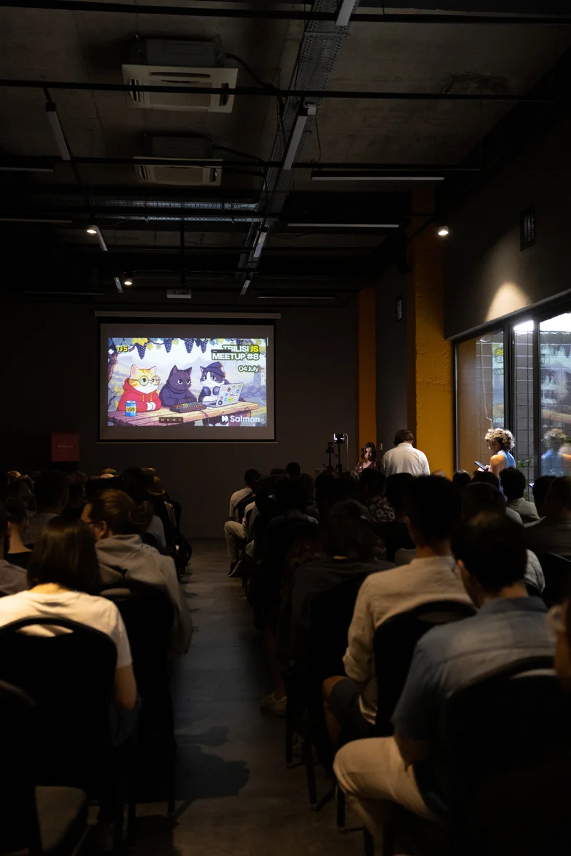 Photo from Tbilisi JS Meetup #8 #317